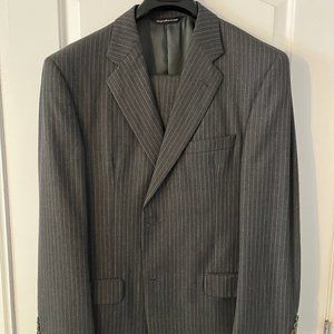 COPPLEY GREY STRIPED BOCELLI MILLER SUIT (ALTERED)